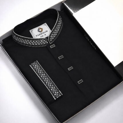 Midnight Black Panjabi