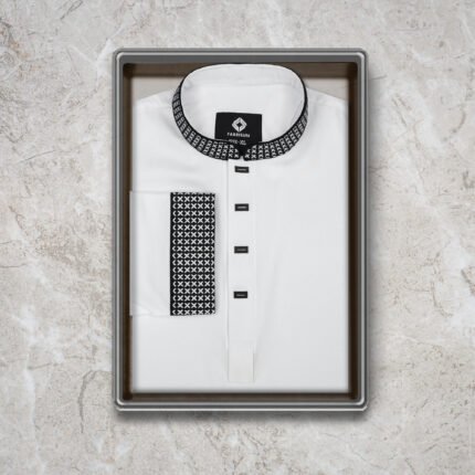 Elegant White Panjabi